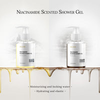 Niacinamide Scented Shower Gel, Body Cleans Corneous Brighten Skin Tone Delicate Pore Moisturize Repair