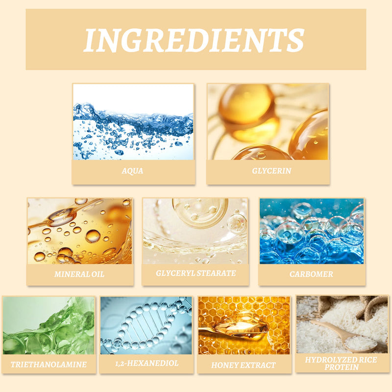 Hoygi Honey Rice Moisturizing Mask Facial Cleansing Mud Mask Hydrating And Hydrating Soft Skin Mask