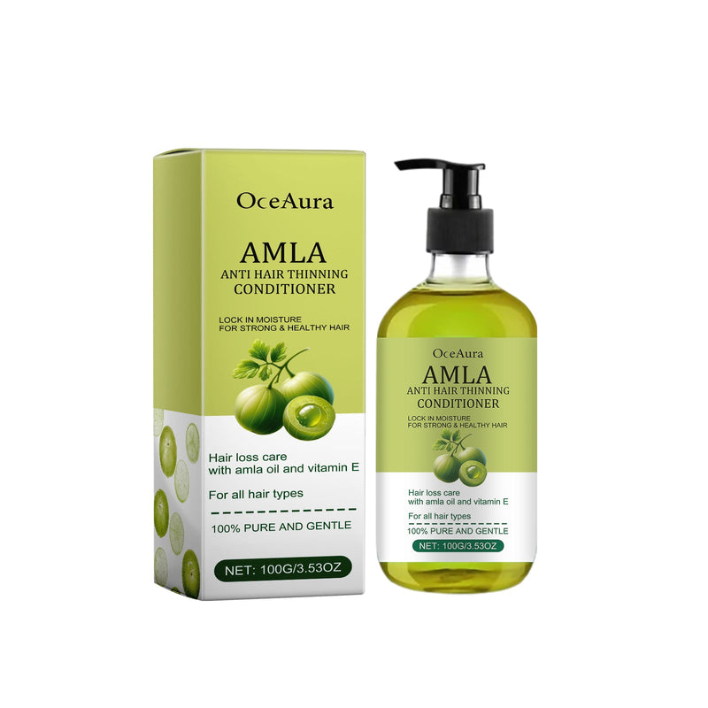 Amla Anti Hair Thinning Conditioner, Nourish Hair Smooth, Improve Dry Short-Tempered Massage Scalp Hair Membrane