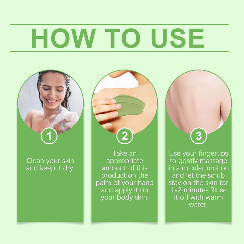 WoodSleep Green Tea Body Scrub Gently Cleanses, Moisturizes, Moisturizes And Delicate Skin