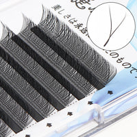 Weaving baby curved false eyelashes flowering planting eyelashes Y-shaped grafting false eyelashes