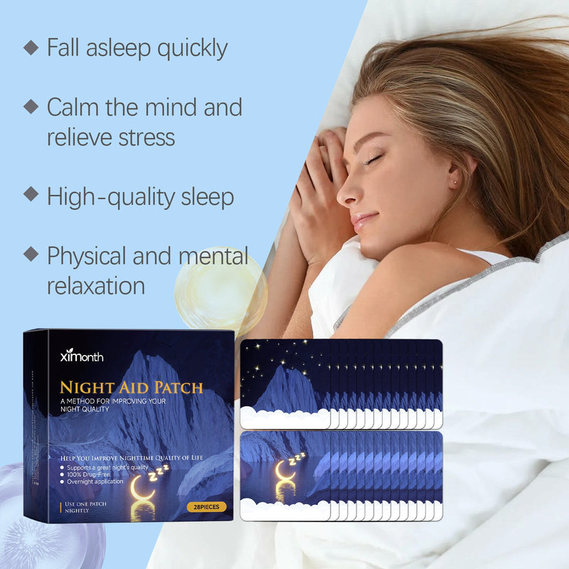 Ximonth Sleep Patch With Herbal And Refreshing Fragrance Soothes Body Fatigue And Eases Sleep Pamper Sleep Patch