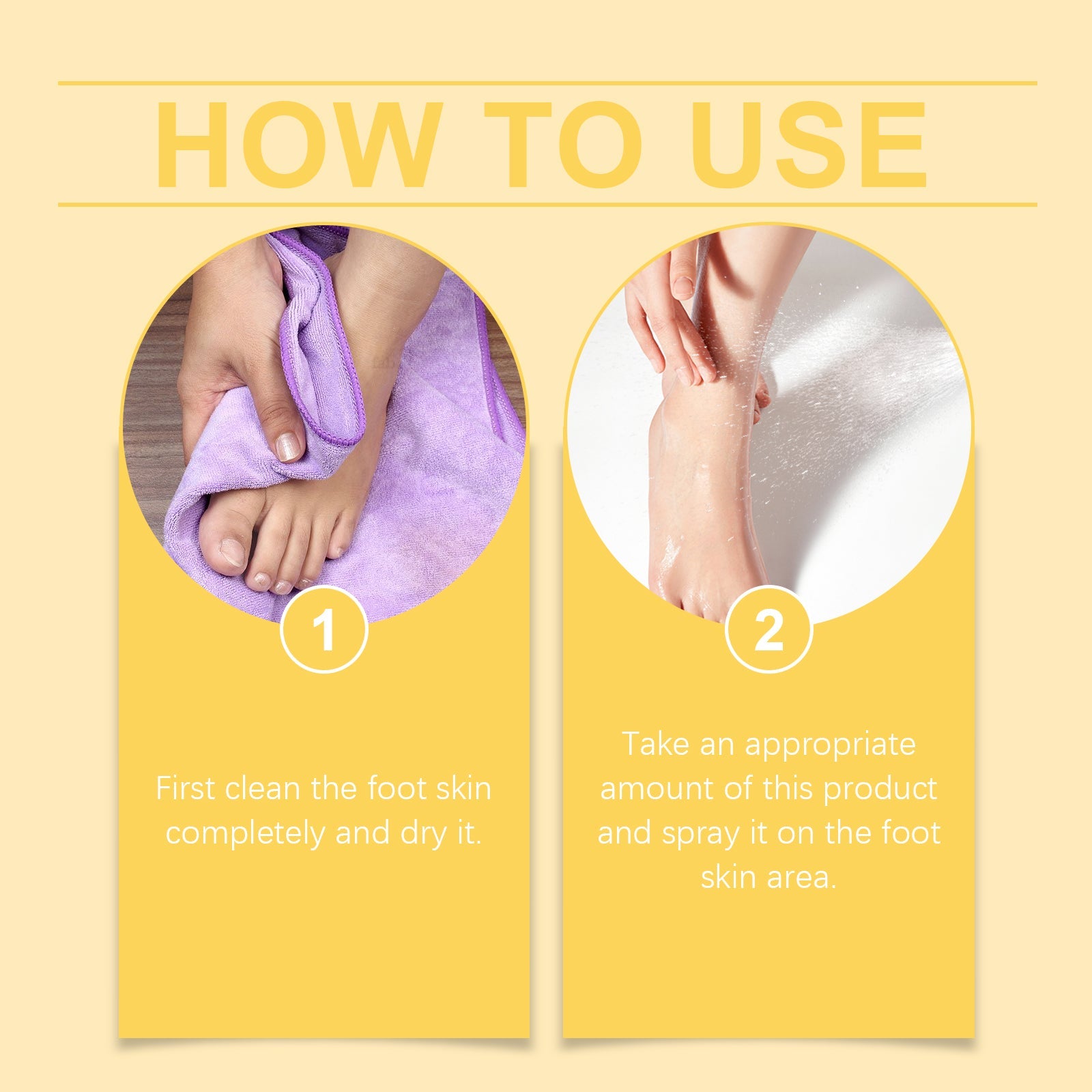 Bee Venom Foot Care Spray, Relieves Swelling, Peeling And Cracking Feet, Cleans And Moisturizes Beriberi Spray