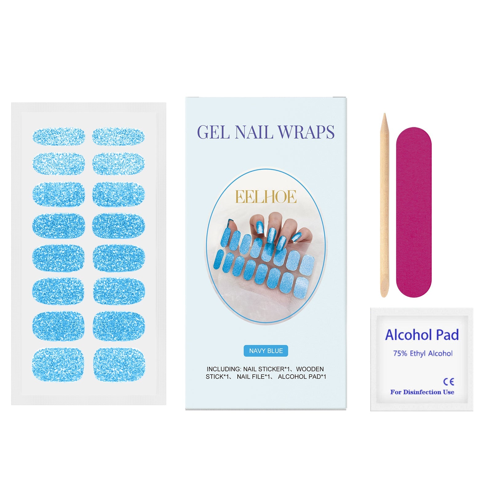 Soft Gel Nail Sticker Set Nail Paper Mini Fresh Shimmer Minimalist Soft Nail Sticker