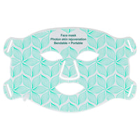 Skin rejuvenating facial mask LED household silicone beauty mask eight color photon spectrum silicone large row lamp