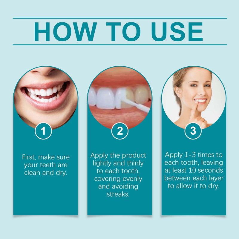 Instant Tooth Whitening Tooth Paint, Bright Teeth Clean Tartar Very Well Tooth Dirt Teeth Yellow Gentle Lasting And Fresh Smell