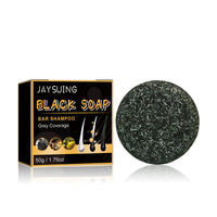 Black Soap, Black Dense Hair Care Clean Scalp Supple And Strong Shampoo Soap
