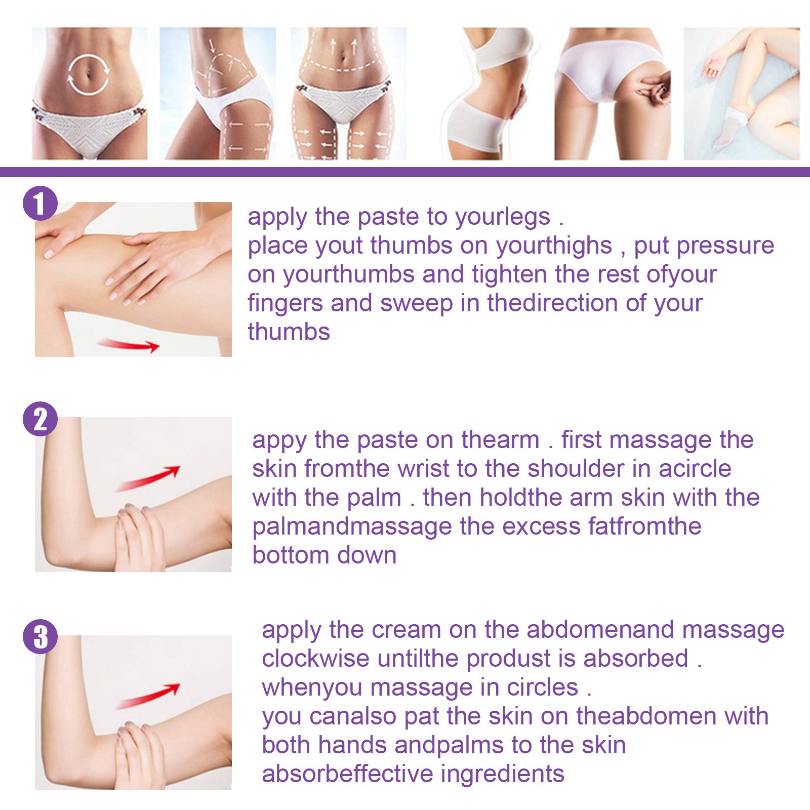 EELHOE Firming Slimming Cream, Body Shaping Tighten And Moisturizing Skin Massage Cream