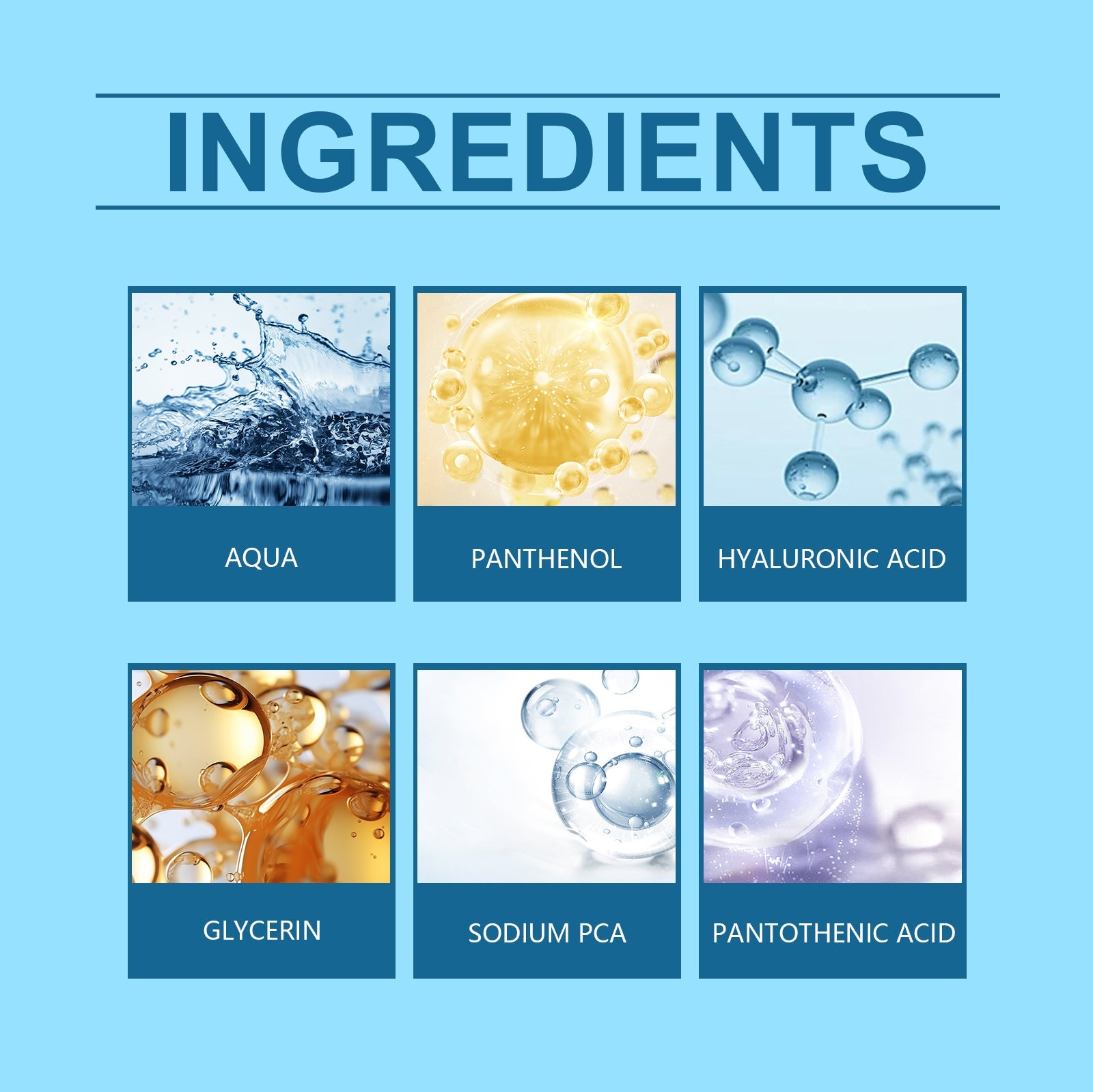 B5 Hyaluronic Acid Serum Hydrates And Nourishes Facial Skin