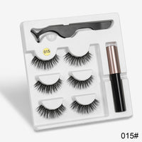Magnetic Eyelashes Eyeliner Eyelash Curler Set5 Magnet Natural Long Magnetic False Eyelashes With Magnetic Eyeliner