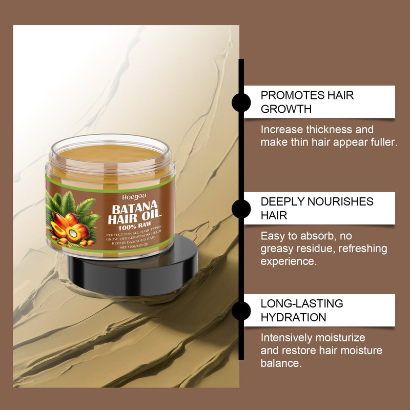 Batana Hair Care Oil, Nourishing Scalp, Hydrating Repair, Hydrating Hair Care And Smoothing Essence