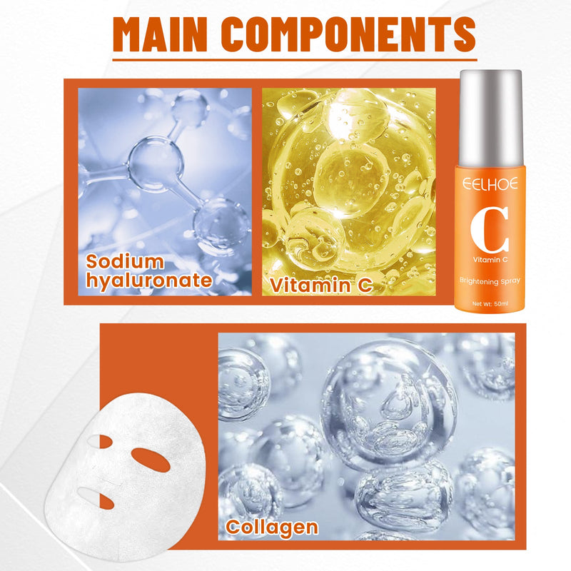 Collagen Anti-Aging Mask Spray Dull Brightening And Firming Skin Anti-Aging Moisturizing Mask