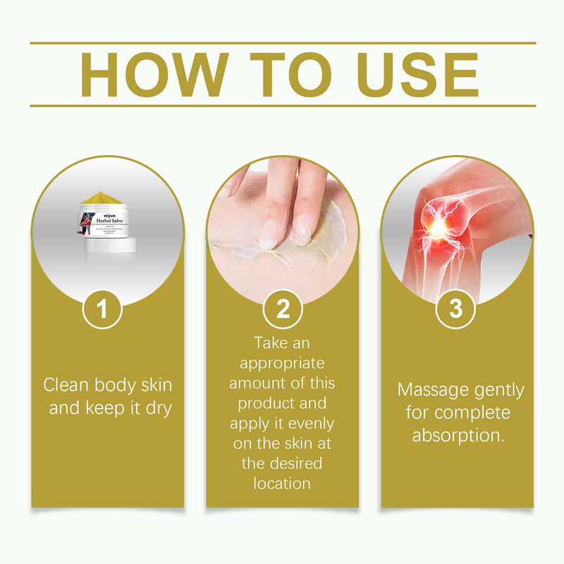 Wiyun Herbal Cream, Gentle Herbal Ingredients To Nourish The Body For External Massage Herbal Cream