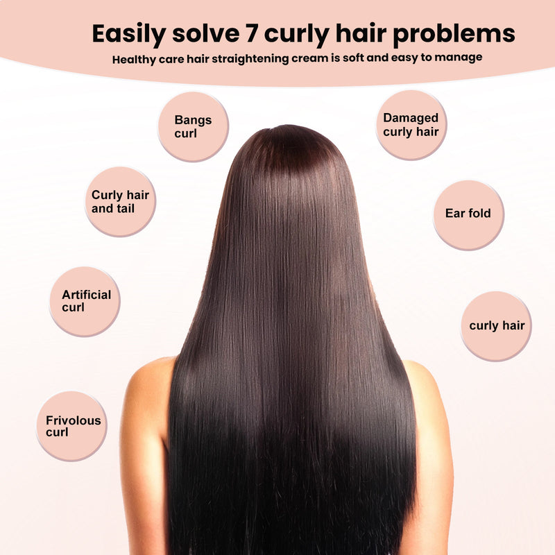 3 Seconds Straight Hair Cream, Light Hair Knot Not Repair Dry, Short-Tempered Bifurcate Embellish Hair Care