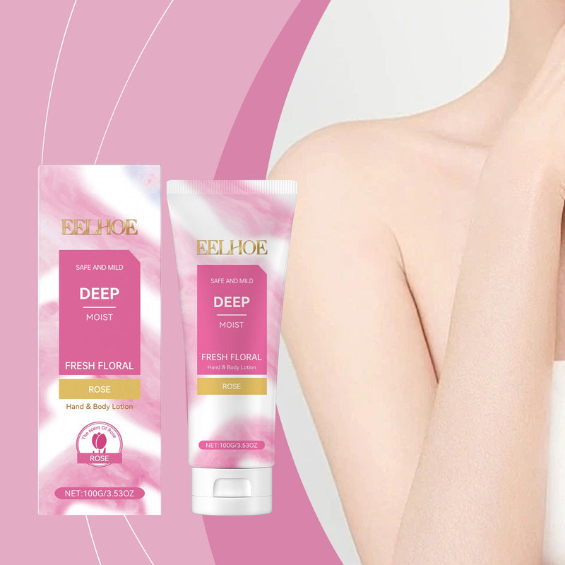 EELHOE Rose Moisturizing Body Lotion Hydrates And Nourishes Body Skin Refreshing And Moisturizing Care Lotion