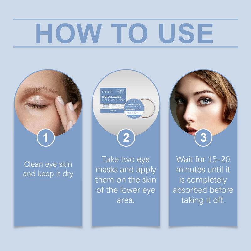 EELHOE Collagen Eye Mask, Skin Moisturizing And Hydrating Patch Skin Care Eye Mask