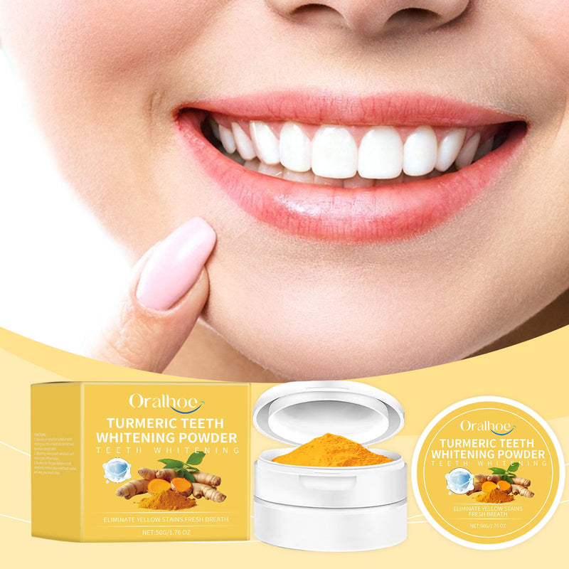 Turmeric Tooth Cleaning Powder Cleans Stains Yellow Care Mouth Clean Teeth Care Beauty Powder