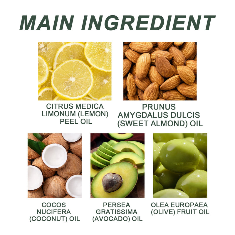 Refreshing Lemon Handcrafted Body Oil, Chun White Brighten The Moist Skin Moisturizing Body Oils