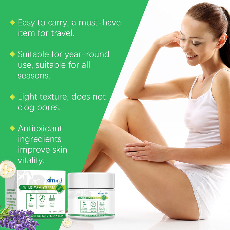 Wild Yam Moisturizer Body Skin Moisturizing Massage Treatment Hydrating Moisturizing Daily Skin Cream