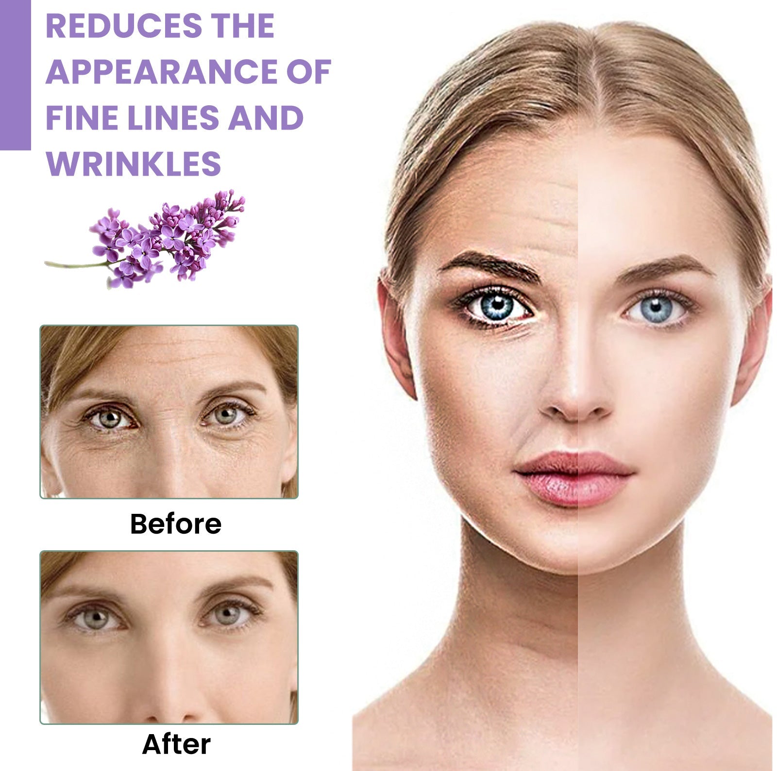 Lavender Moisturizing Firming Cream, Repair Skin Hydrating Moisturizing Cream For Fine Lines And Wrinkles
