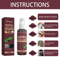 South Moon Herbal Black Hair Liquid Polygonum Multiflorum Herb Essence Moisturizing Black Hair Conditioner