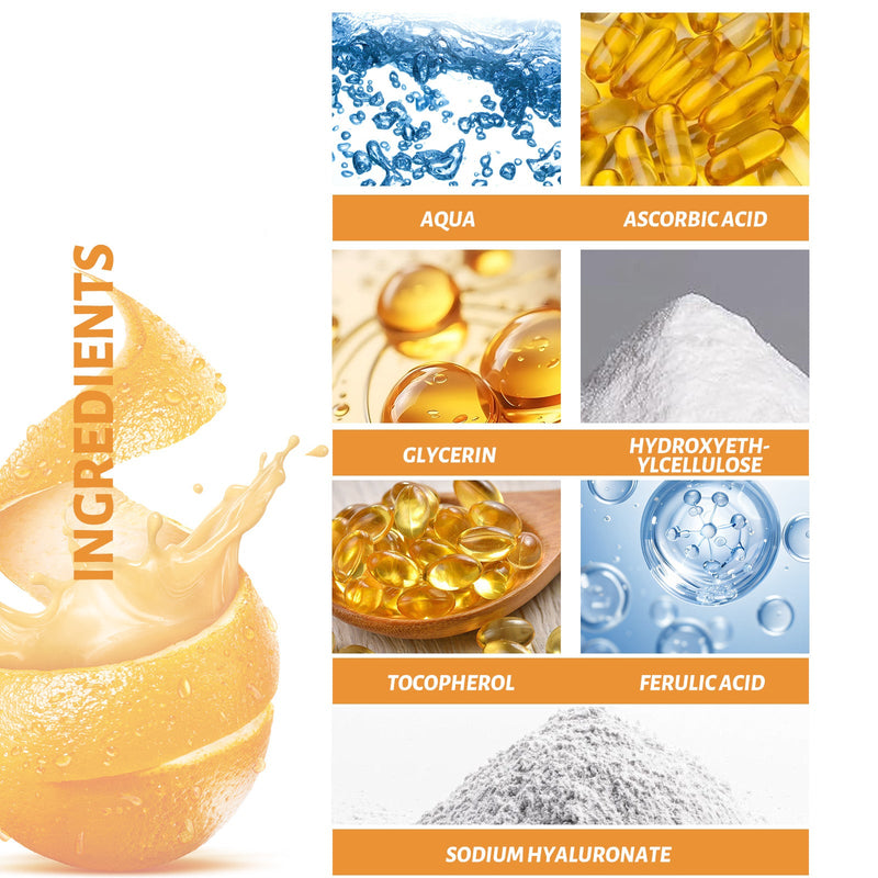 Vitamin C+E Essence Reduces Fine Lines, Hydrates, Brightening, And Restores Dark Skin