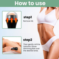 EELHOE Volcanic Stone Body Shaping Ball, Massage The Body To Lift The Muscles To Tighten The Belly Beauty Slimming Ball