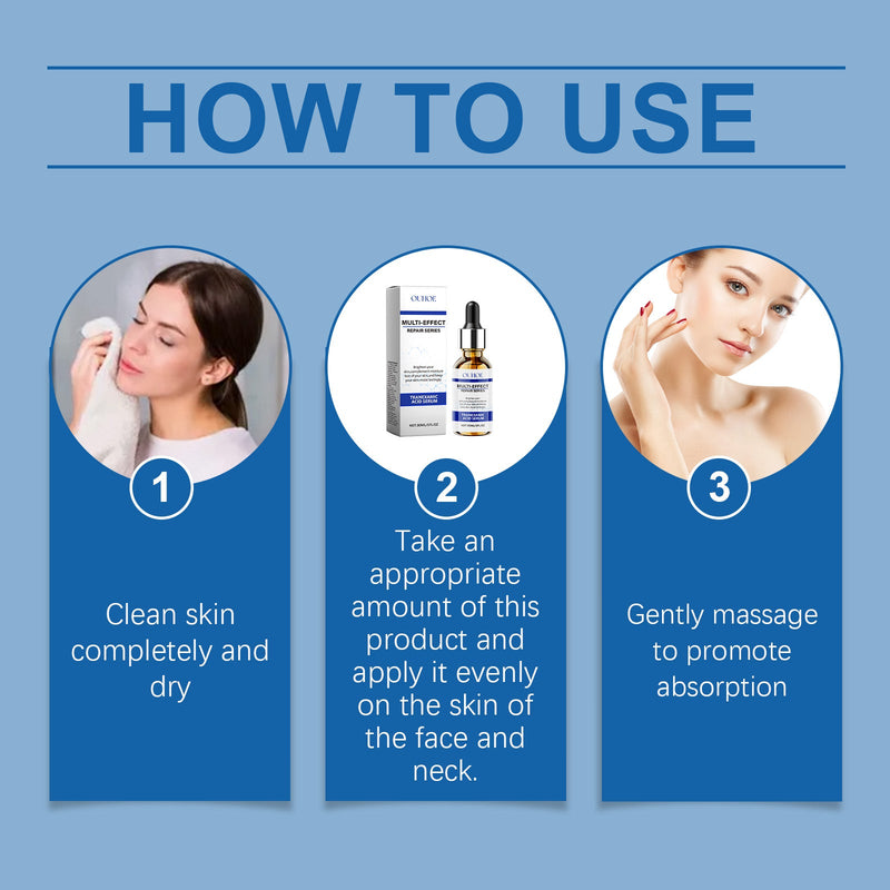 OUHOE Brightening Skin Essence, Lightening Facial Blemishes, Improving Darkness, Gentle Repair, Moisturizing And Easy To Absorb