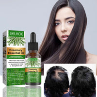 EELHOE Rosemary Hair Essential Oil Gentle Scalp Care Soft Shine Natural Fluffy Hair Essential Oil