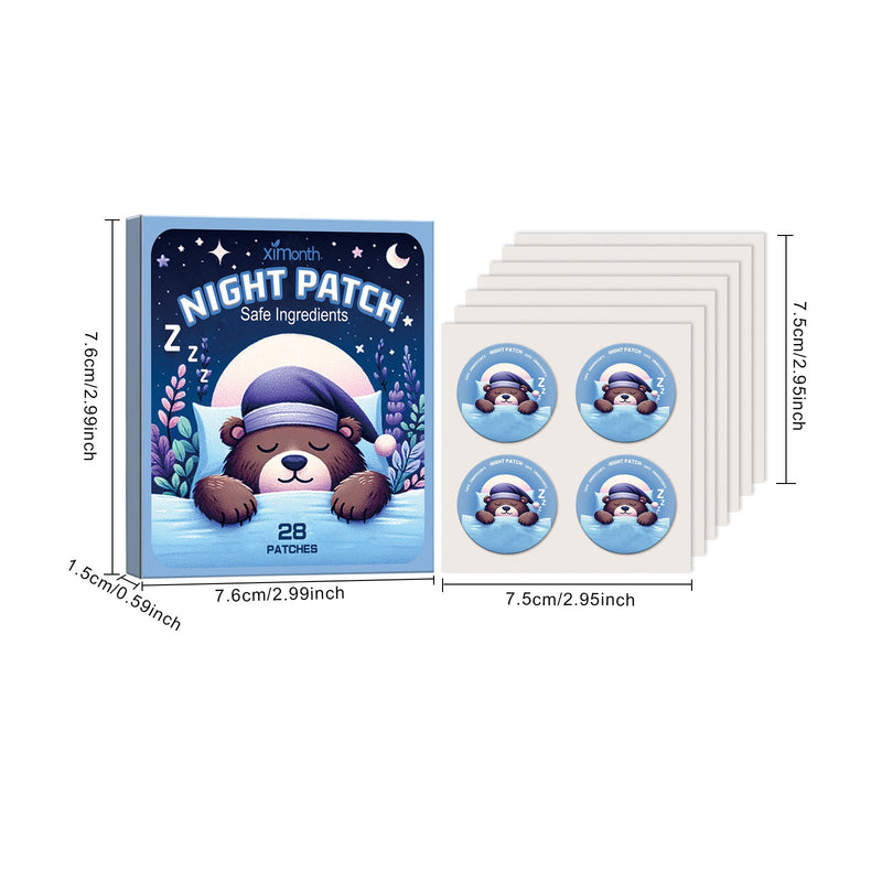 Night Patch, Care To Relieve Physical And Mental Fatigue To Help Sleep Cute Cartoon Sleep Patch