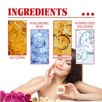 Nicotinamide Collagen Cream, Hydrating Whitening Skin Repair Melanin Day Cream Night Cream