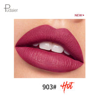 Pudaier 18 Color Mini Capsule Lip Glaze Velvet Fog Color Non-Stick Cup Smooth Matte