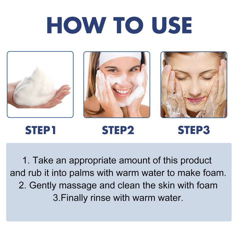 Facial Cleanser, Deep Clean Pores, Reduce Acne Marks, Moisturize, Soft And Firm Skin