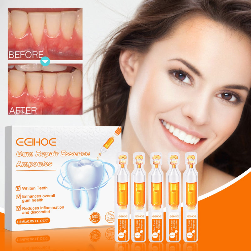 EELHOE Tooth Repair Essence, Cleaning Teeth Stains Tartar Care Gums Oral Care Essence