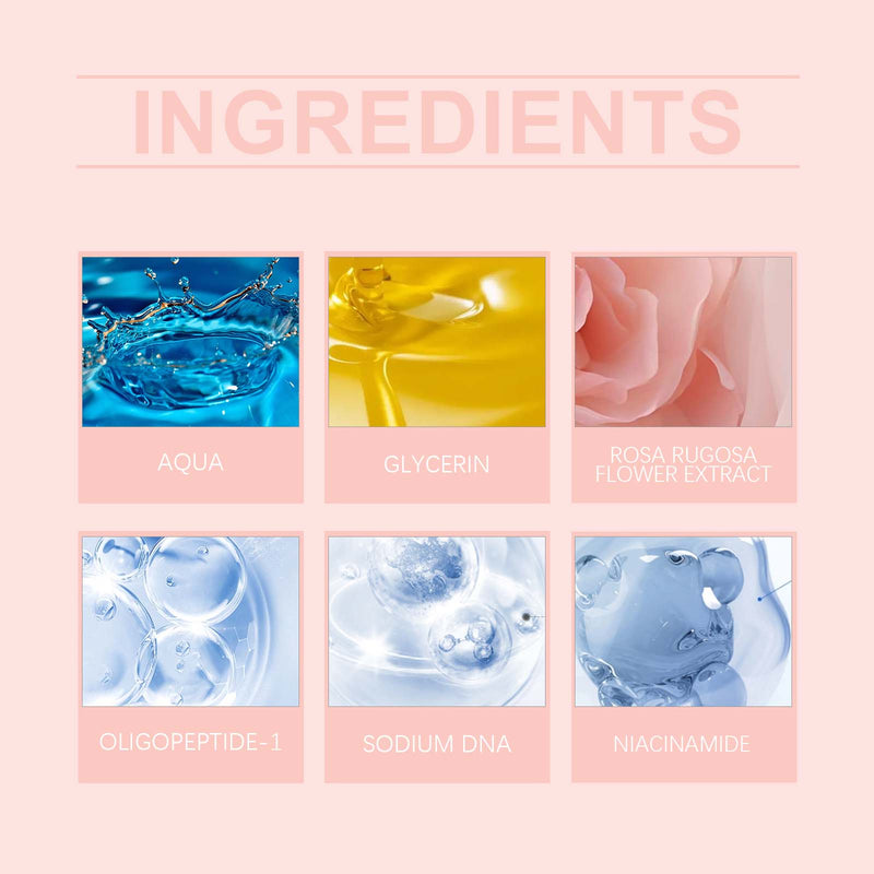 Hoygi Nicotinamide Rose Moisturizing Spray, Gentle Moisturizing Facial Skin Daily Skin Care Wet Compress Spray
