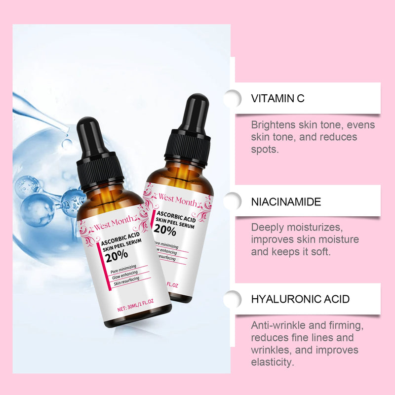 West&Month Moisturizing And Brightening Essence, Moisturizing And Moisturizing Delicate Skin Care Essence