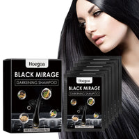 Dark Hair Shampoo, Polygonum Multiflorum Essence Moisturizes And Nourishes Hair Natural Black Hair Silky Glossy Shampoo