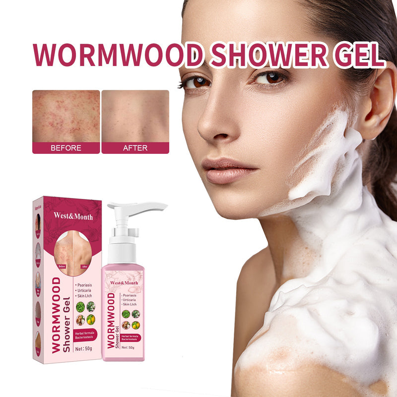 Wormwood Anti-Itch Body Wash, Refreshing, Repairing, Lubricating, Cleansing, Moisturizing And Cleansing Skin
