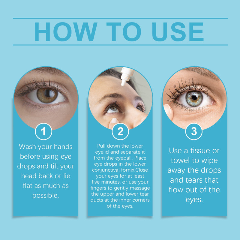 Eye Care Solution Gentle Moisturizing Eye Relief Portable Eye Care Drops For Eye Fatigue
