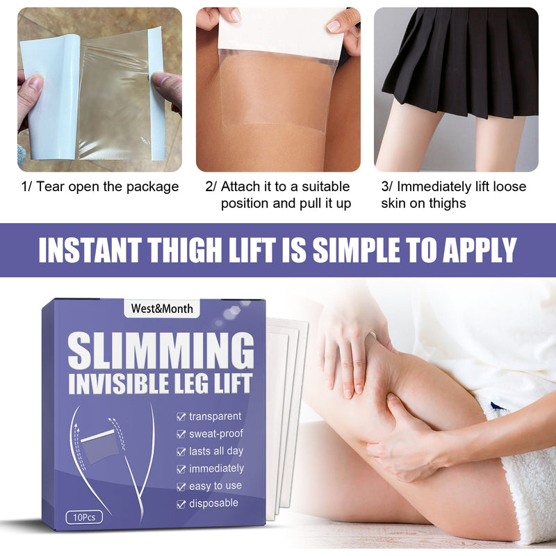 West&Month Slimming Invisible Leg Lift, Shape Legs Stick Slimming Stick For Lazy Thighs Tighten Lift Stick