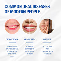 Fresh Breath Tooth Powder, Teeth Cleaning Yellow Teeth Stain Removal Tartar Beauty Whitening Oral Care