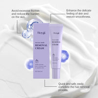 Hoygi Facial Hair Removal Cream, Mild Facial Hair Removal Daily Facial Treatment Cleanses, Moisturizes And Smoothes Skin