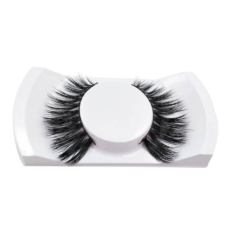 Wispy Volume Long False Eyelashes Women Theatrical Makeup Real Mink Hair 3D Fake Lashes Full Strip Lashes