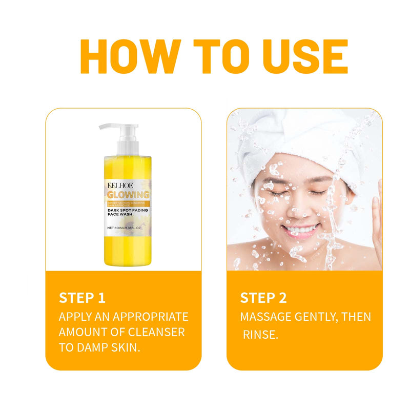 EELHOE Turmeric Whitening Cleanser - Deep Cleansing Refreshing Makeup Remover