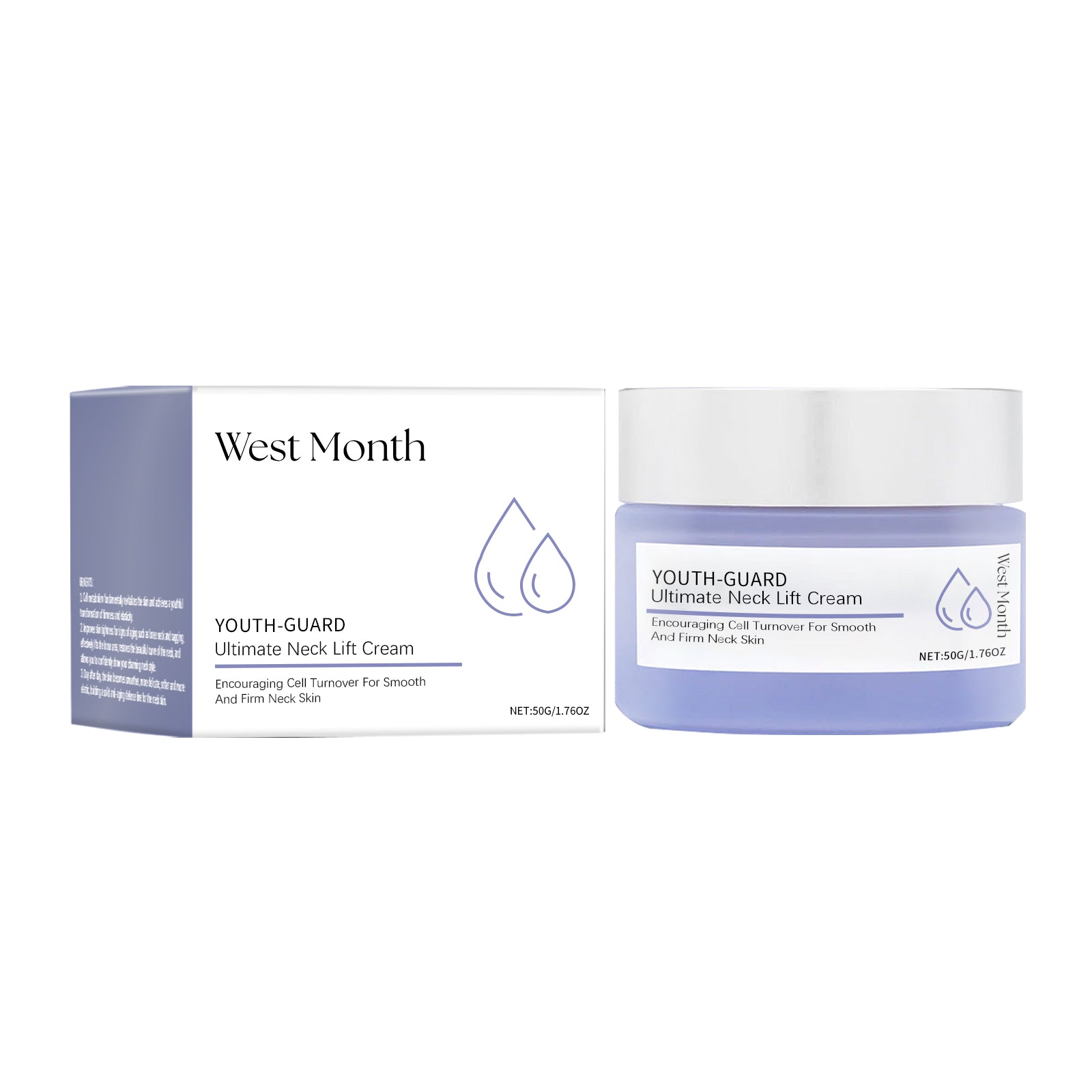 Neck Firming And Lifting Cream Refreshing, Moisturizing, Hydrating And Gently Nourishing Neck Care