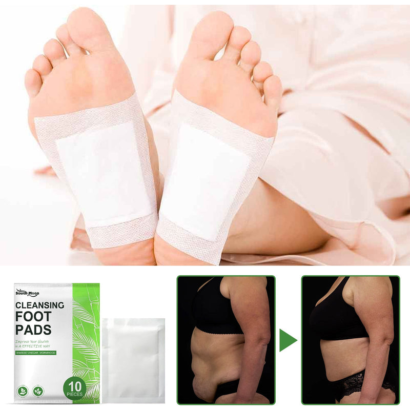 South Moon Cleansing Foot Patches (30pcs) Deeply Cleanse The Body, Provide Foot Care, Moisturize, Slim, Repair And Shape Foot Patches