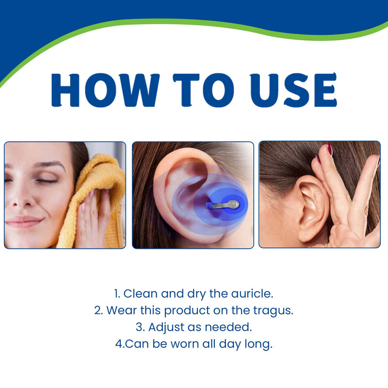 South Moon Auri-calm Tinnitus Relief Device, Relieve Ear Pain Tinnitus And Ear Discomfort Ear Massage Care Ear Clips