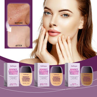 Concealer Liquid Foundation, Brightening Non-Stick Powder Refreshing Moisturizing Lightweight Moisturizing Liquid Foundation