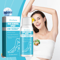 Hair Removal Spray Refreshing Moisturizing Gentle Smooth Hand Hair Leg Hair Skin Gentle Formula Hair Removal Spray