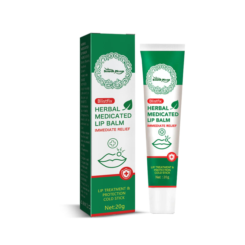 South Moon Herbal Lip Balm - Repairs Dry Cracked Lips, Moisturizing Care